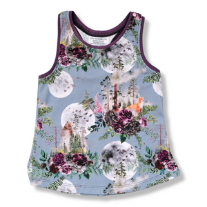 5T Blue Fox Eggplant Racer Tank