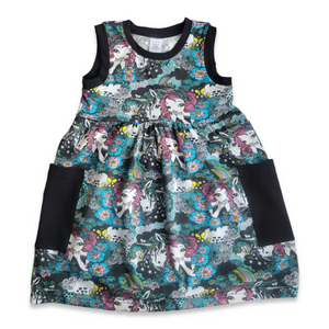 Rainbow Girl & Horse Tank Dress