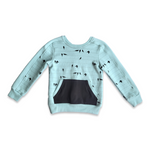 Load image into Gallery viewer, 3T Blue Bird Pullover with Pocket
