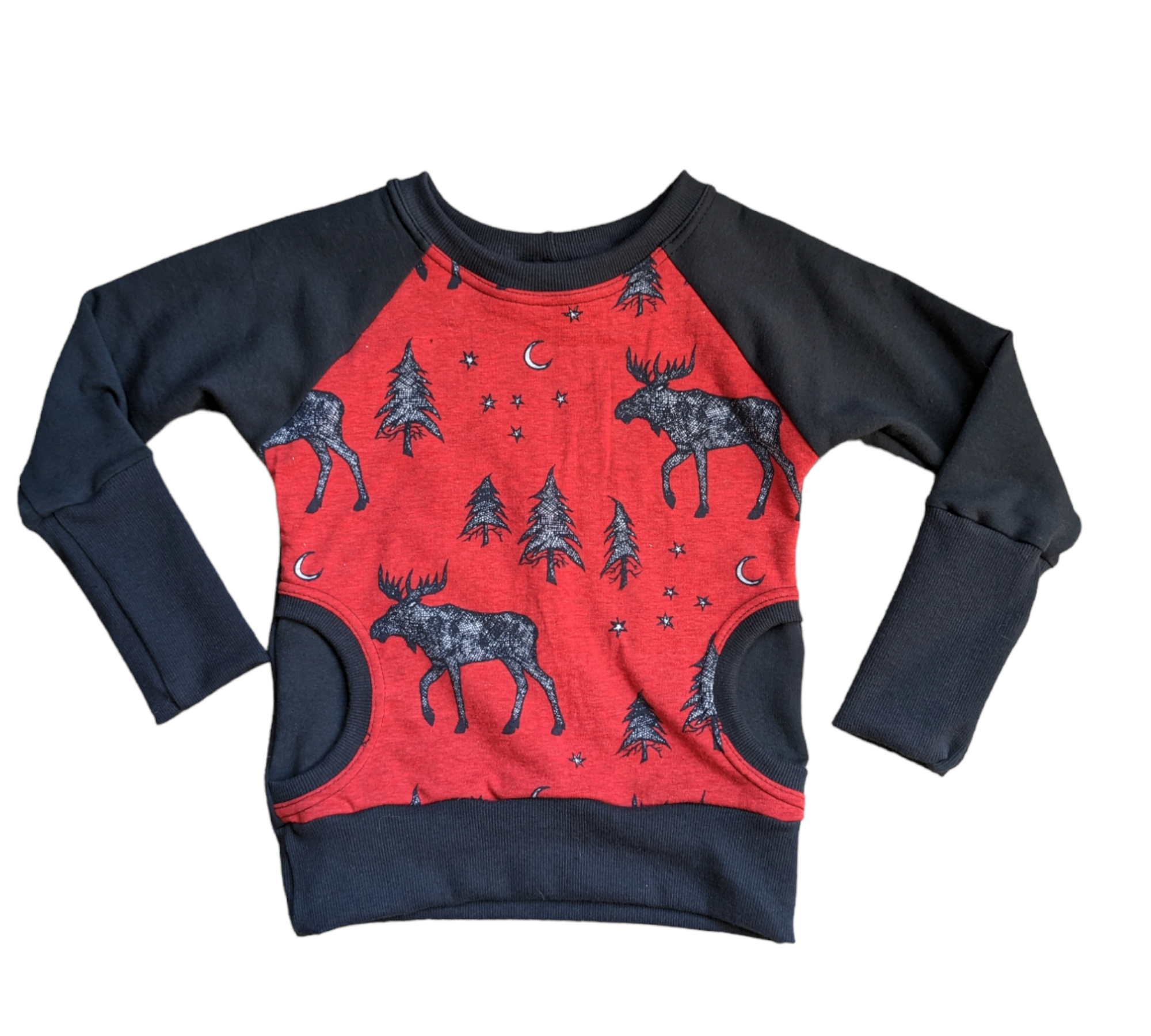 Red Moose Pocket Pullover