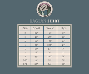 8y Spruce Salmon Raglan T-shirt