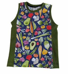 3T Vegetable Garden Muscle Tank Top